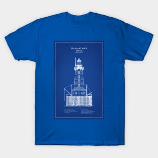 Stannard Rock Lighthouse - Michigan - AD T-Shirt